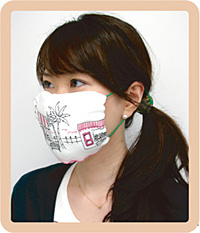 ガーゼハンカチマスクでインフルエンザ予防