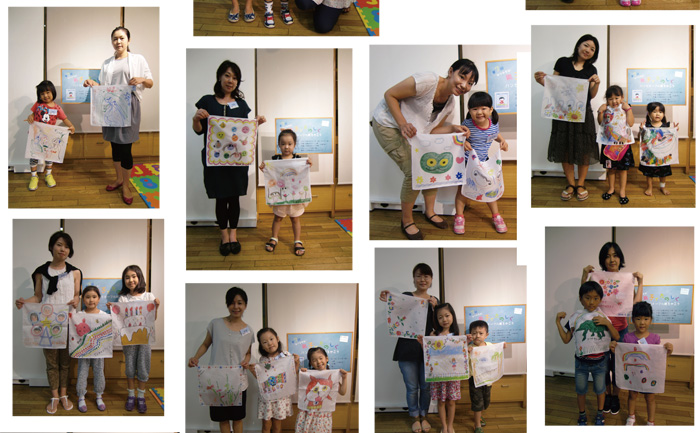 2014年8月31日開催　第７回 親子で楽しくハンカチーフに絵を描こう　｜　ブルーミング中西株式会社
