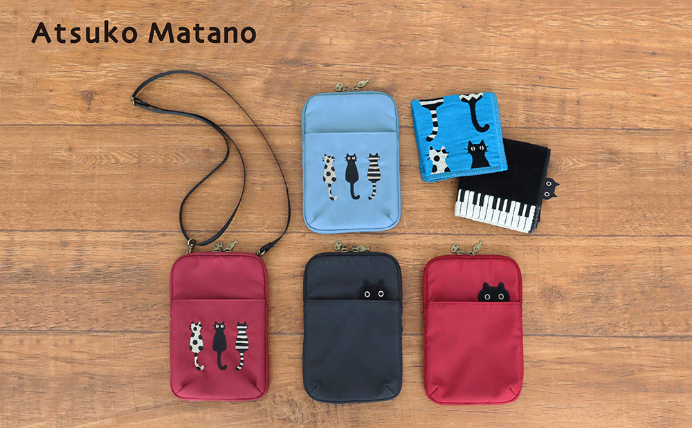 「Atsuko Matano」より、秋のおでかけを彩る新作ショルダーバッグが登場 ― 遊び心あふれるデザインと使いやすさをひとつに ―
