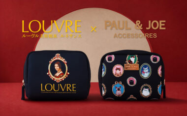 レオナルド・ダ・ヴィンチの傑作《美しきフェロニエール》とPAUL & JOE ACCESSOIRESの猫たちがひとつのポーチに 「ルーヴル美術館展 ルネサンス」限定コラボレーションポーチを製作 0bunner_決定_1000pic